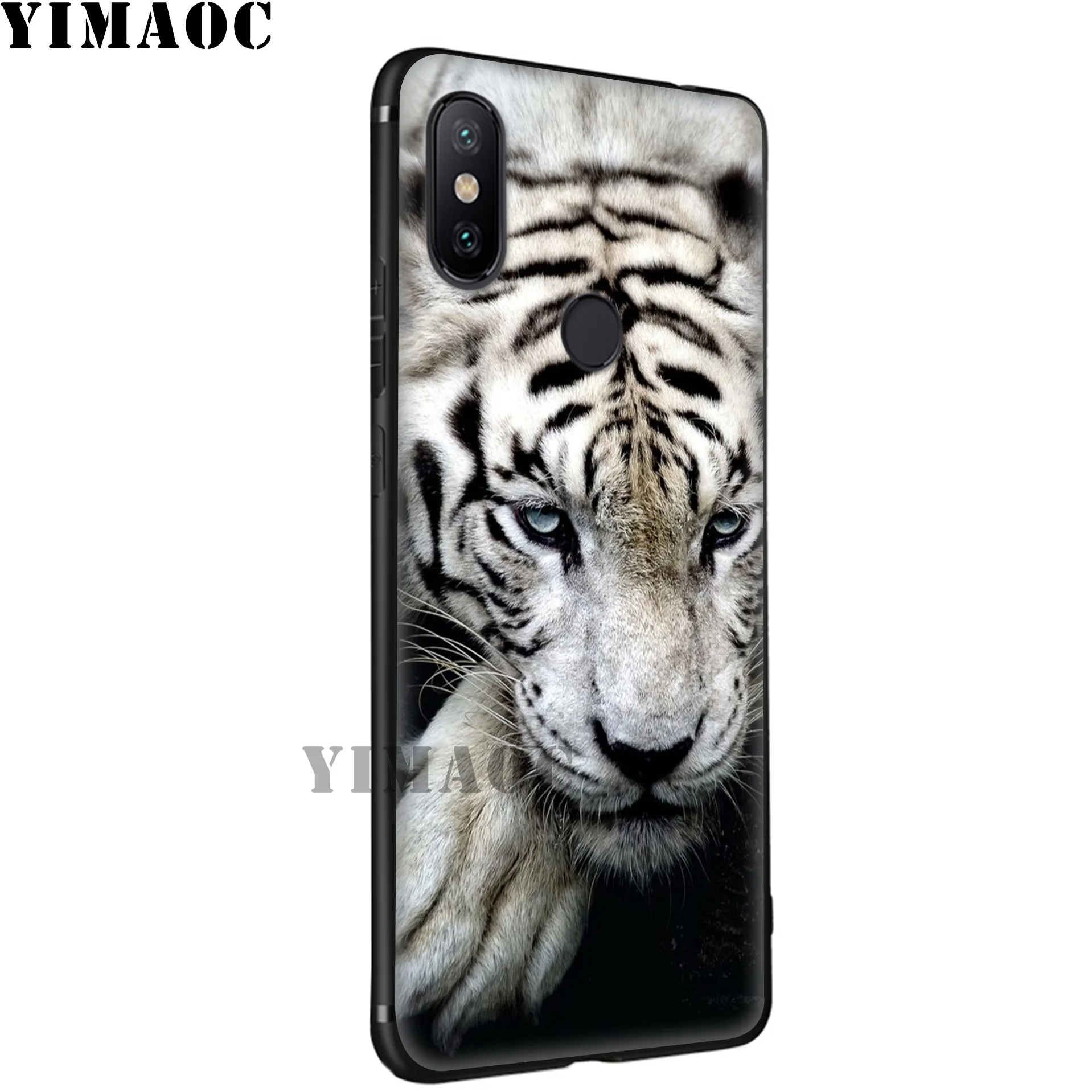 Yimaoc Тигр Лев арт мягкий чехол для Xiaomi mi 9T 9 8 Se 6 MAX 3 A1 A2 Lite CC9E CC9 6X 5X POCOPHONE F1 |