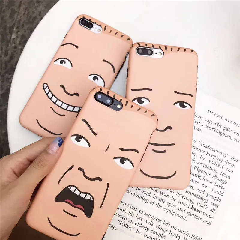 DISCASE Phone Case For iphone 6 6s 7 8plus X Interesting INS Style Expression Pack IMD Matte All Inclusive Funda Capa | Мобильные