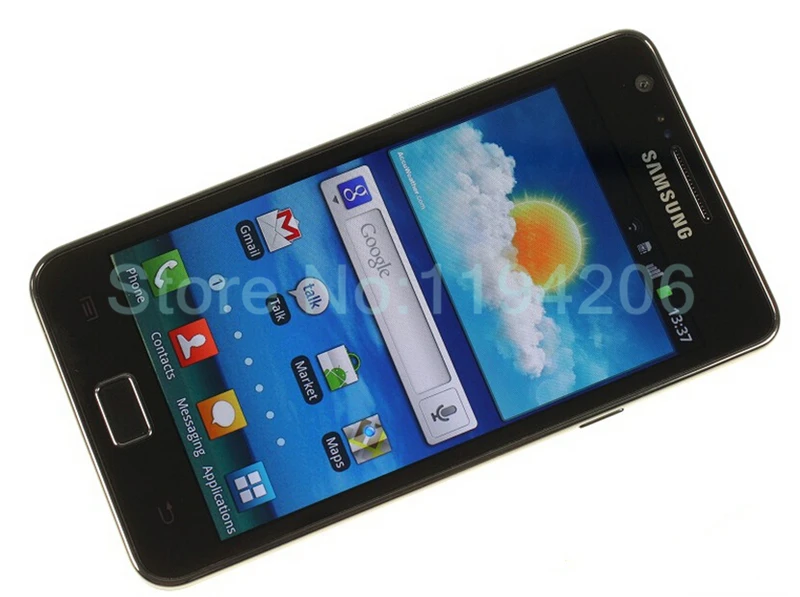 Оригинальный разблокированный Samsung Galaxy S2 I9100 Двухъядерный 4 3 дюйма 1 ГБ ОЗУ 16 Гб