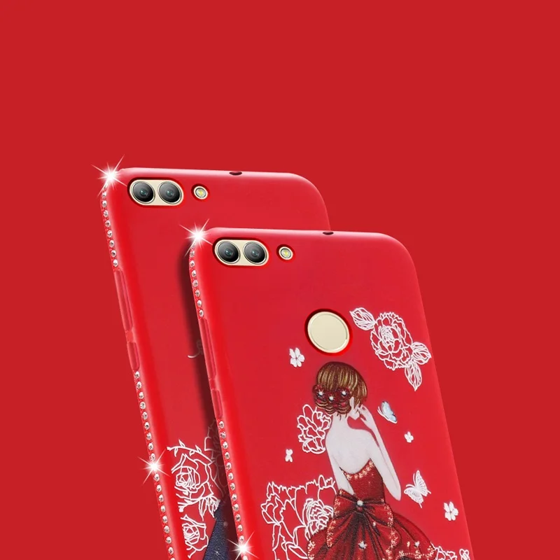 HeyJingles чехол для huawei Enjoy 7 S защитный мягкий протектор P смарт юбка девушка милый