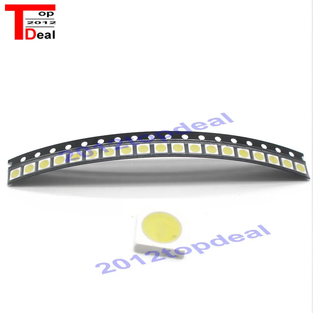 50 шт. подсветка Высокая мощность LED 1 8 Вт 3030 3 в холодный белый PT30W45 V1 ТВ smd led