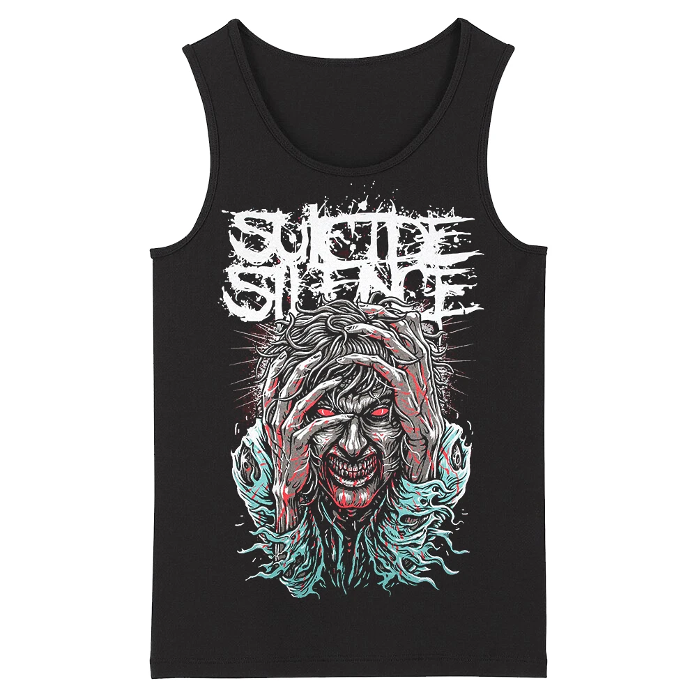 Todhoof SUICIDE SILENCE Rap Металл альтернатива Металл Deathcore мужской топ топы на бретелях Азиатский размер