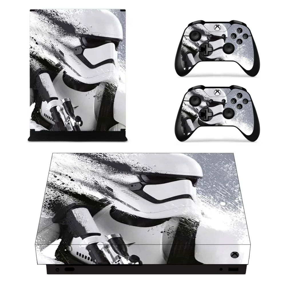 Скины для Xbox One X консоли и контроллера Звездные войны наклейки виниловые Кожа