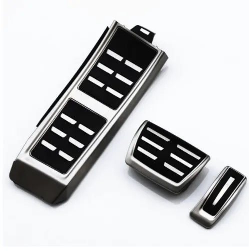 

For Porsche Macan 2014-17 Stainless steel Accelerator Brake Pedal Cover Trim Car Interior Rest Pedal Decoration Decals