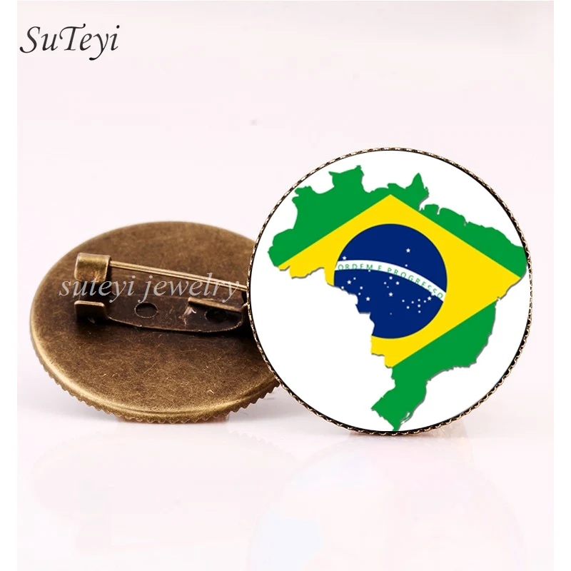 SUTEYI значки с флагом стран Южной Америки брошь булавкой для