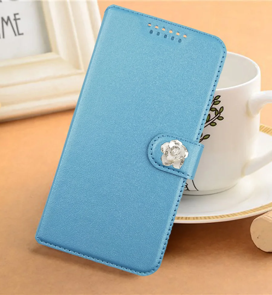 blue with Camellia Для Micromax Q415 Q465 Q409 Q351 Q380 Q465 специальный чехол-бумажник с цветочным принтом и бабочкой откидной кожаный чехол - Цвет: blue with Camellia