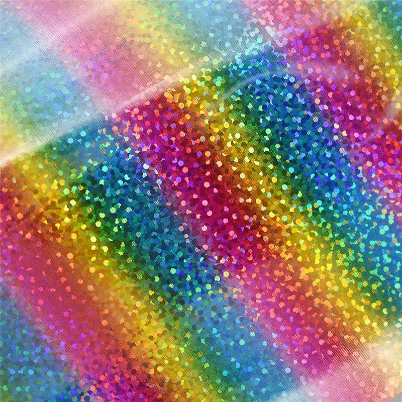 0x25 см Радужный термопресс для переноса виниловых цветных полосатых ПВХ