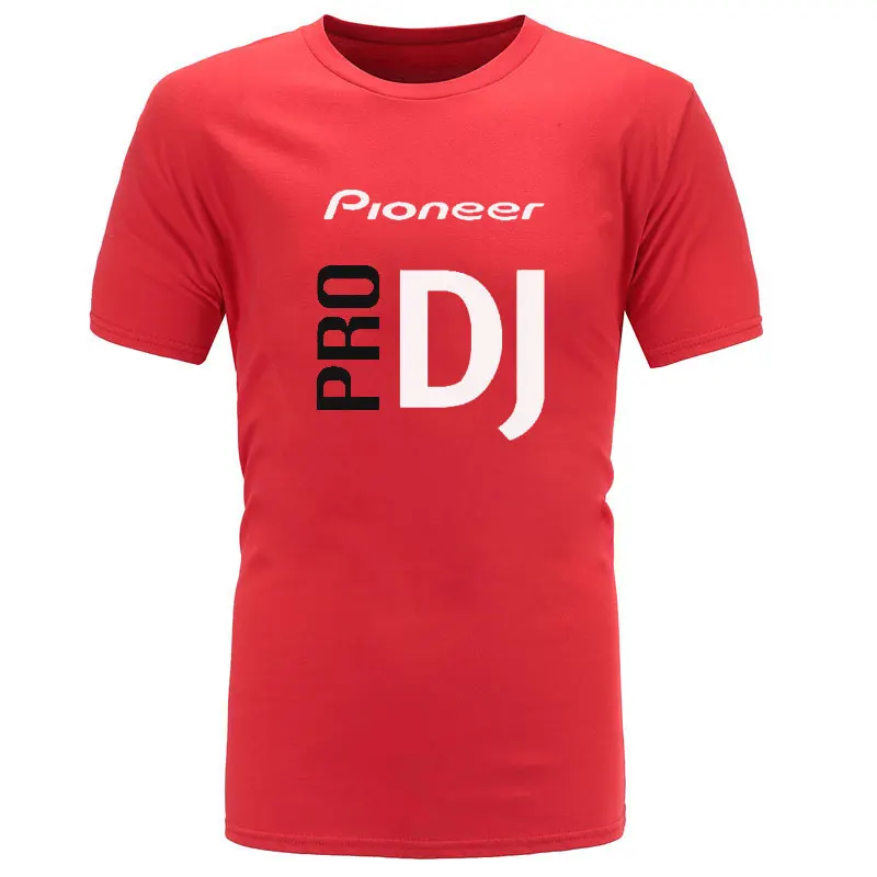 Новые летние модные DJ Pioneer PRO футболка мужчин с коротким рукавом случайные хлопка