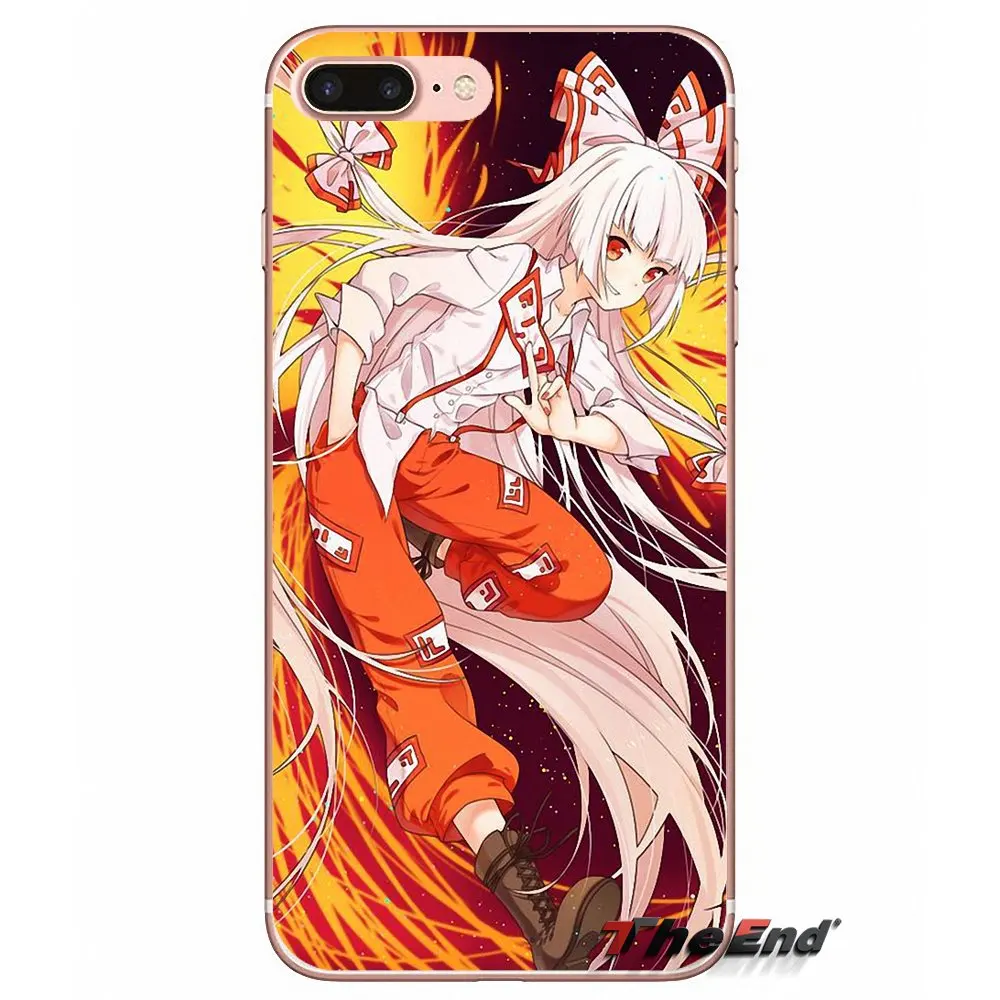 Чехол с принтом для Xiaomi Redmi 4 3 3S Pro Mi3 Mi4 Mi4i Mi4C Mi5 Mi5S Mi Max Note 2 Anime Touhou Fujiwara No Mokou |