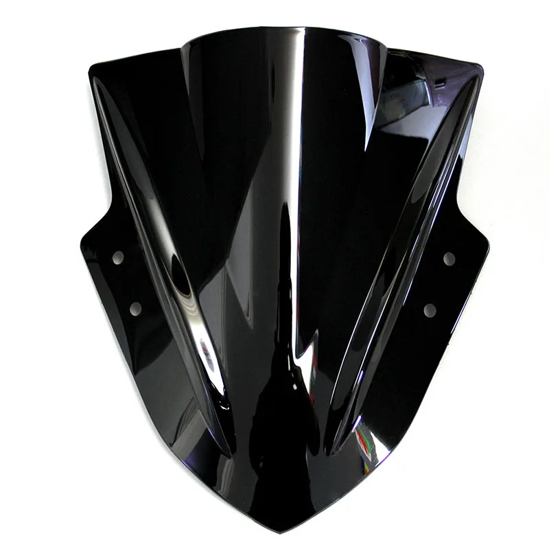 Лобовое стекло для Kawasaki NINJA 300 R EX300R EX 300R 2013- Double Bubble ветровое стекло ветровые дефлекторы мотоцикл - Цвет: Black