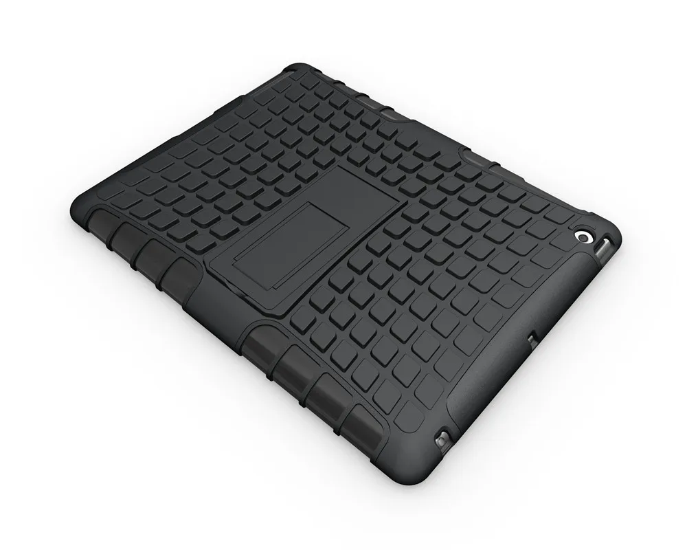 Для ipad 2 3 4 сверхмощный Гибридный ТПУ + ПК бронированный чехол подставка задняя