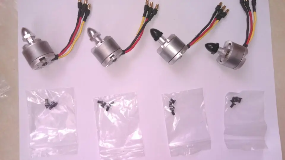 4 шт. Серебряный бесщеточный двигатель CW CCW 2212 920KV для квадрокоптера Phantom F330 X525 450 500