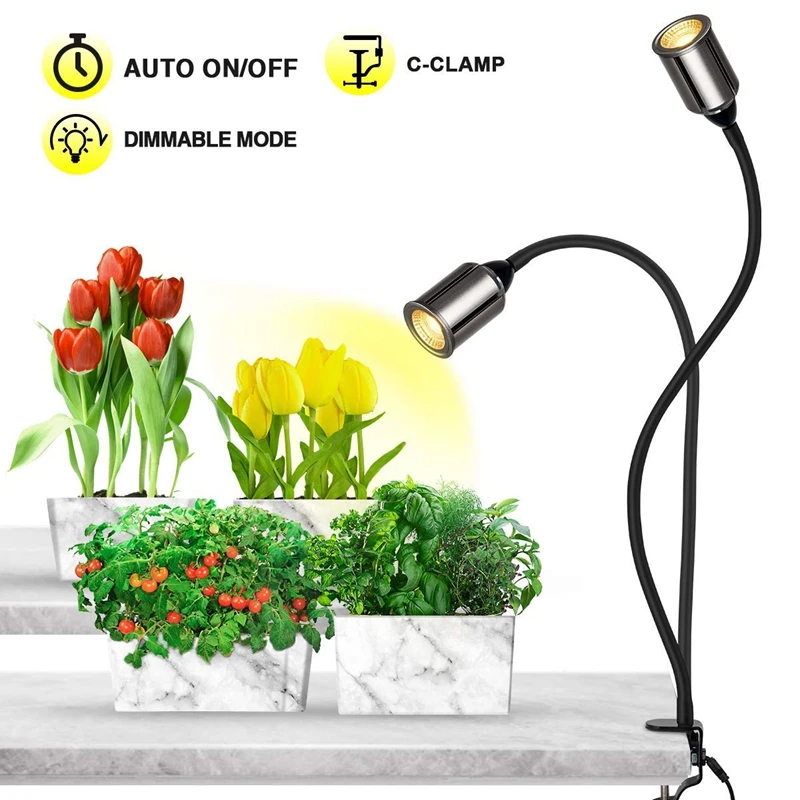 Растут огни для комнатных растений полный спектр с таймером 75 Вт Sunlike завод свет