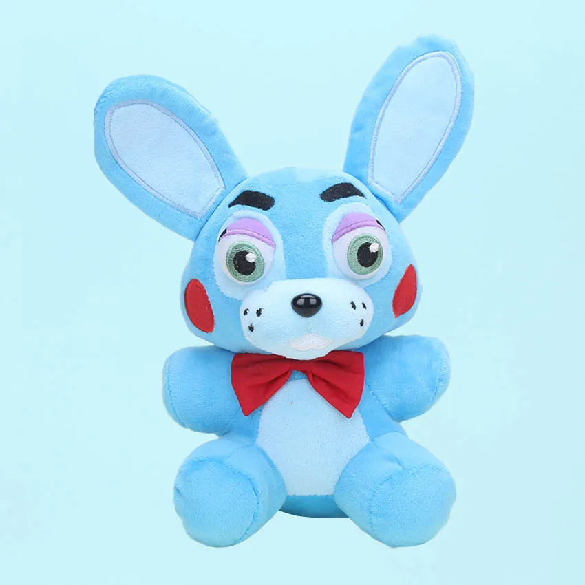 25cm toy bonnie 25 см игровой FNAF Five Nights at Freddy's Sister Location Red Foxy Mangle Golden Shadow медведь Фредди Бонни и Чика плюшевые игрушки куклы - Цвет: 25cm toy bonnie