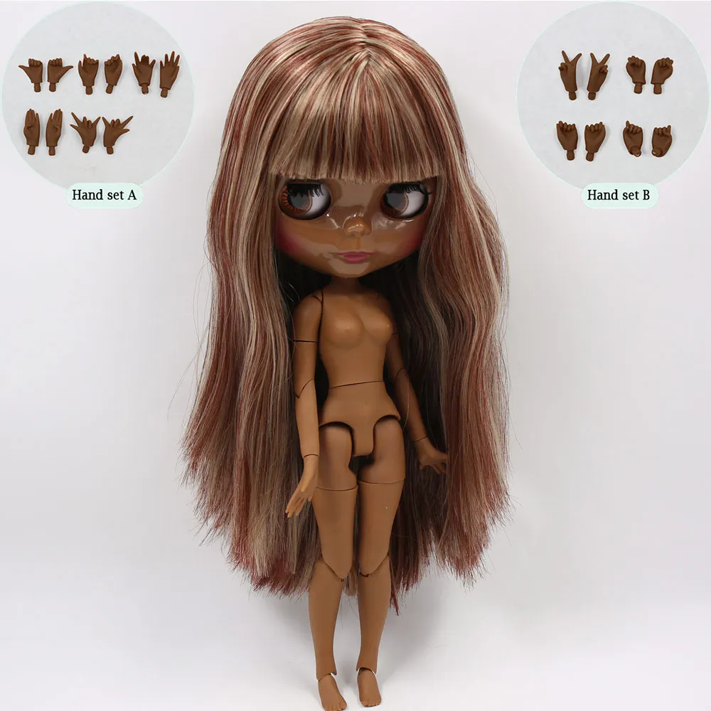 B doll with hand B Ледяная Обнаженная кукла Blyth No. BL9031/0362 семена красных цветов блонд волос 1/6 bjd, пульлип, licca, jerryberry - Цвет: B doll with hand B