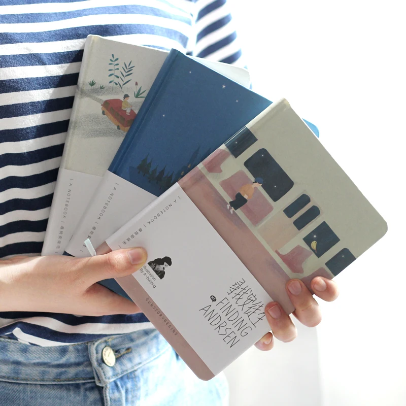 Find AndersenBeautiful блокнот цветная бумага в твердом переплете дневник книга школьные и