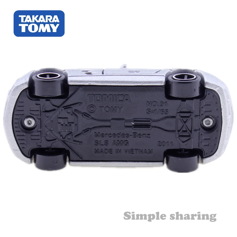 TAKARA TOMy TOMICA NO. 91 MERCEDES BENZ SLS AMG игрушечная спортивная машина 1:65 миниатюрные Детские