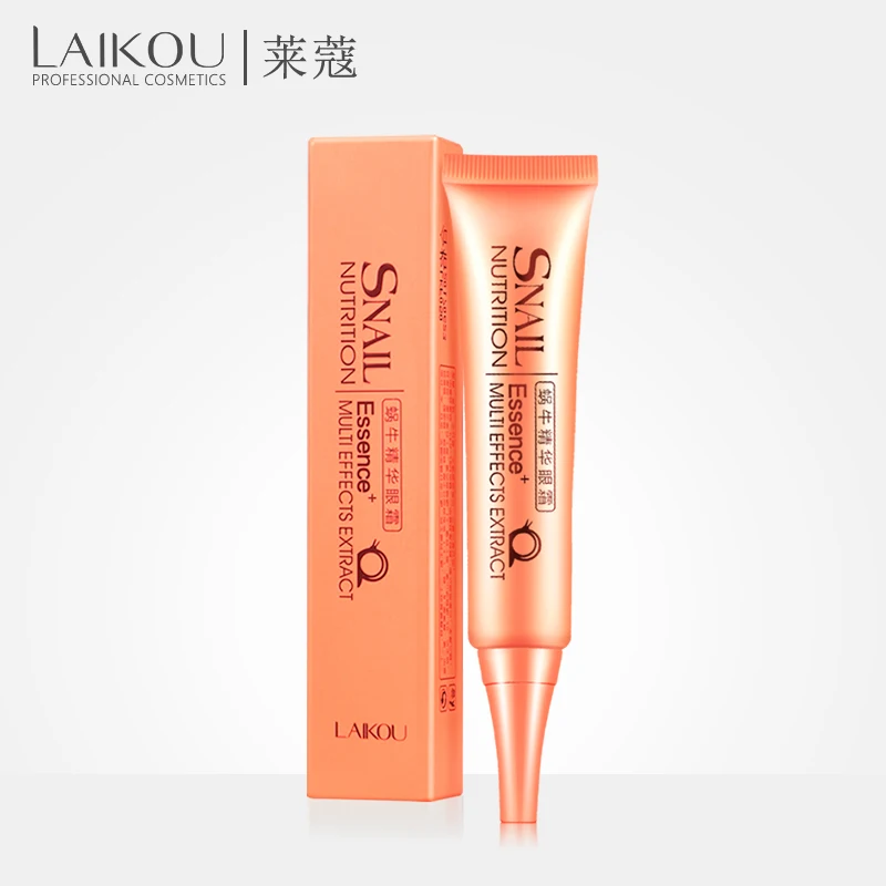 

Laikou Snail Eye Cream Essence Moisturizing Firming Anti-Aging Eye Serum Dark Circles Eye Bags Removal Eye Care 30g