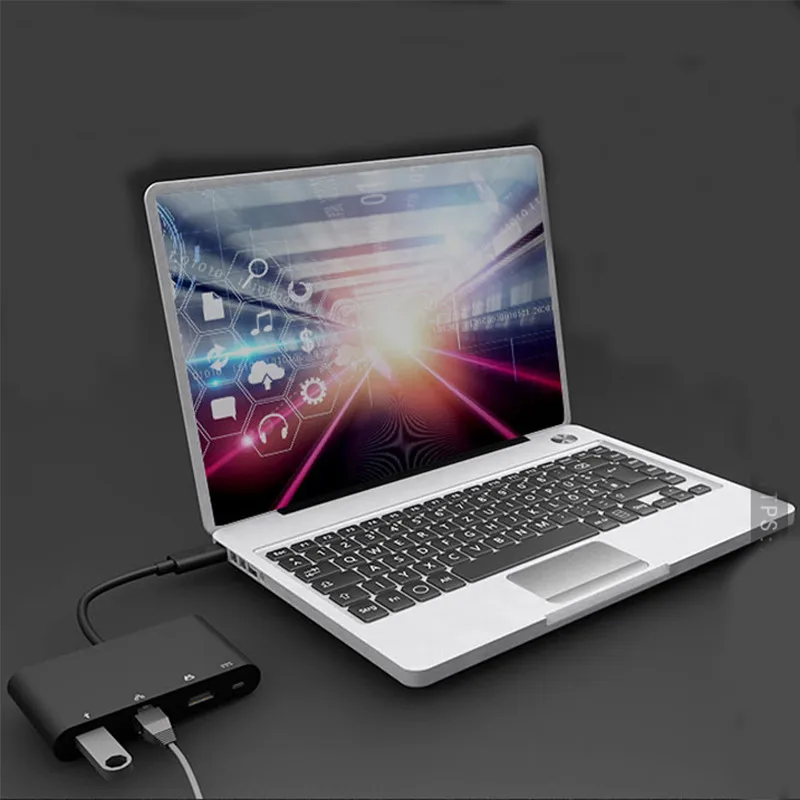 Basix usb 3 1 type c концентратор hdmi ethernet RJ45 + USB3.0 pd зарядка Gigabit Ethnernet к многопортовый