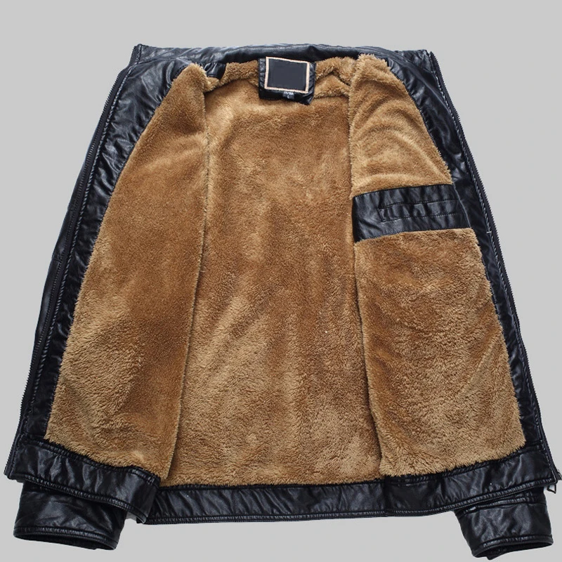 KENNTRICE куртка кожаная мужская Зимнее пальто Мужской Jaqueta Couro Masculinas Inverno Pu Овчина Куртка мотоциклетная кожаная куртка