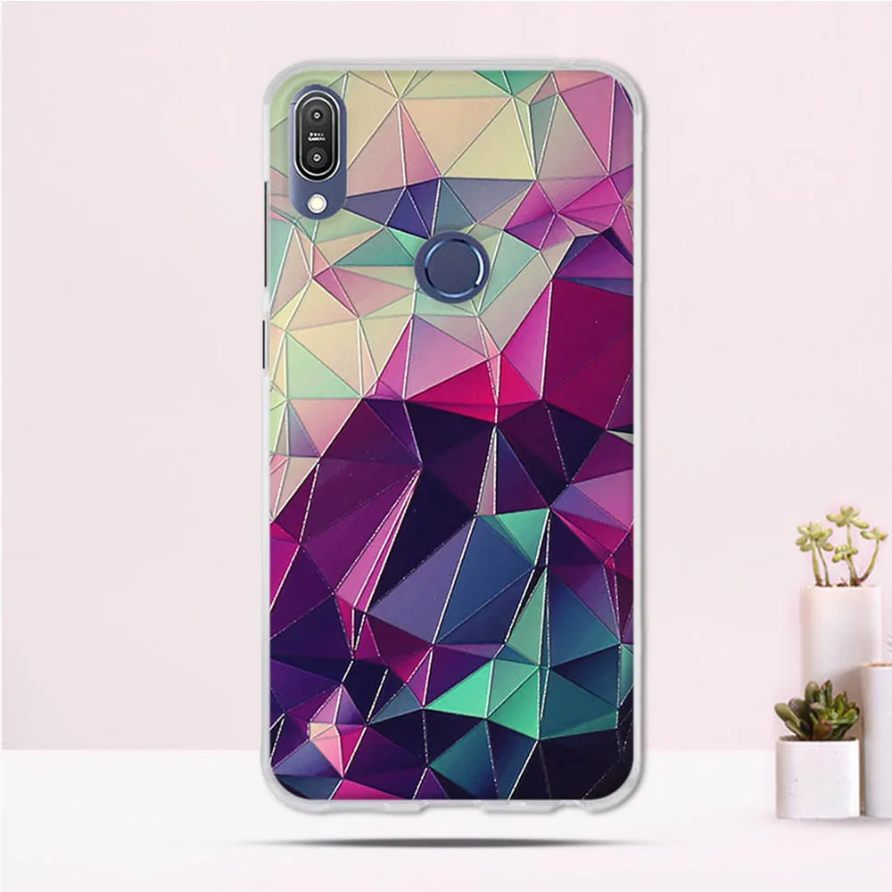 Чехол для ASUS Zenfone Max Pro M1 ZB601KL мягкий силиконовый чехол с принтом телефона ZB602KL 5 99