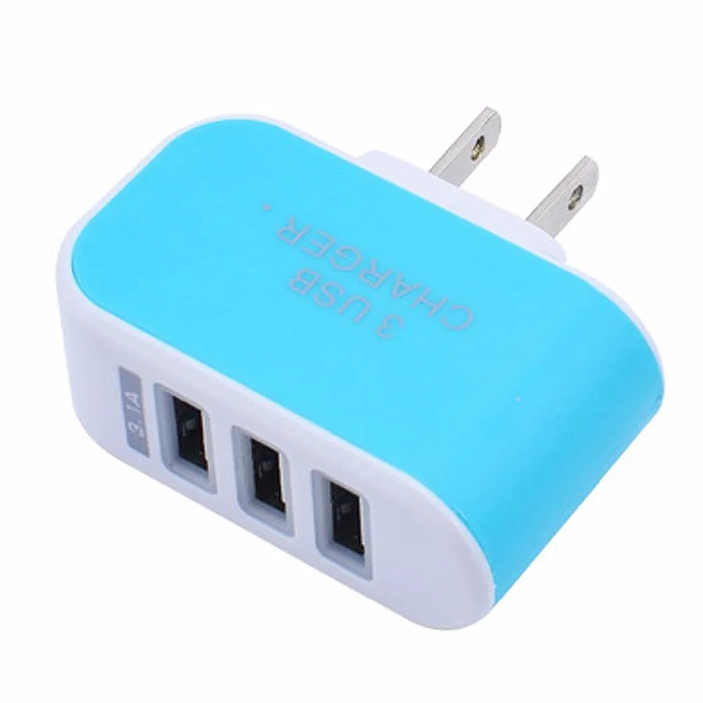 Универсальное настенное зарядное устройство SOONHUA с 3 USB-портами адаптер для