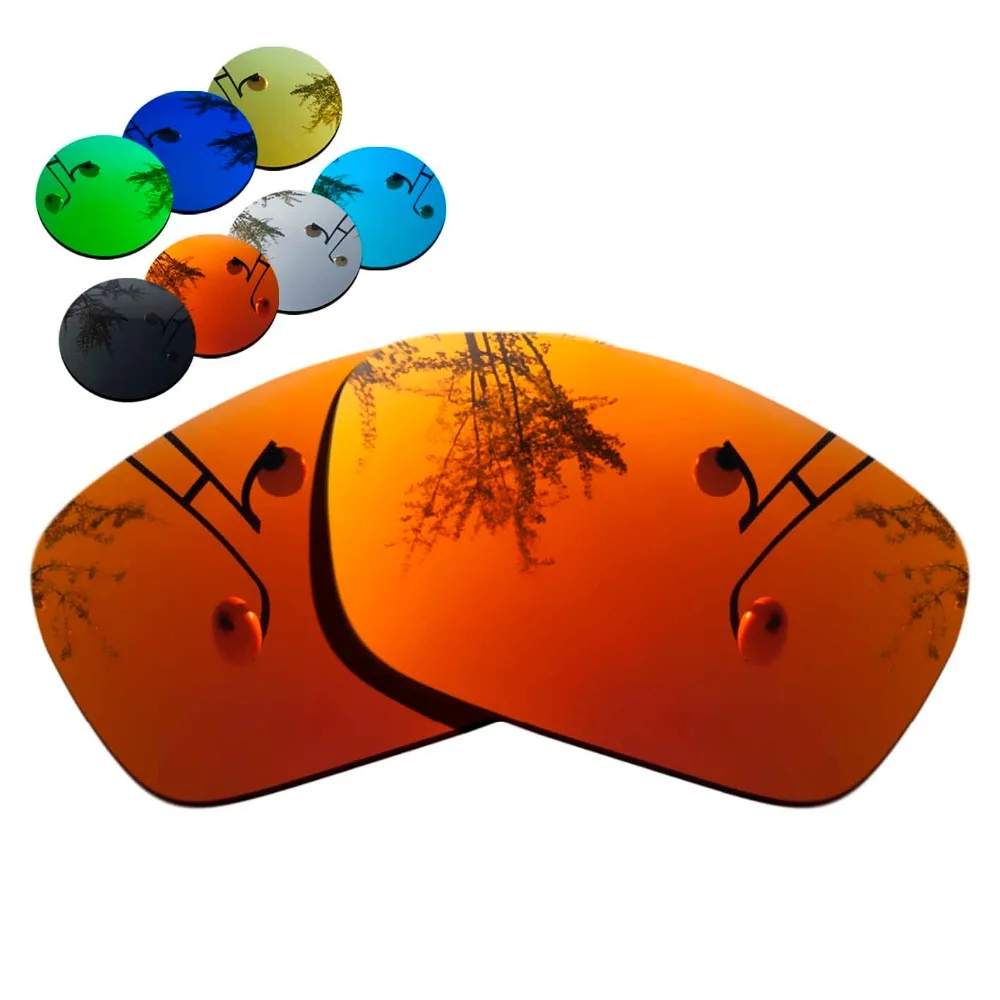 100% Precisely Cut Polarized Replacement Lenses for Tinfoil OO4083 Sunglasses Red Mirrored Coating Color- Choices