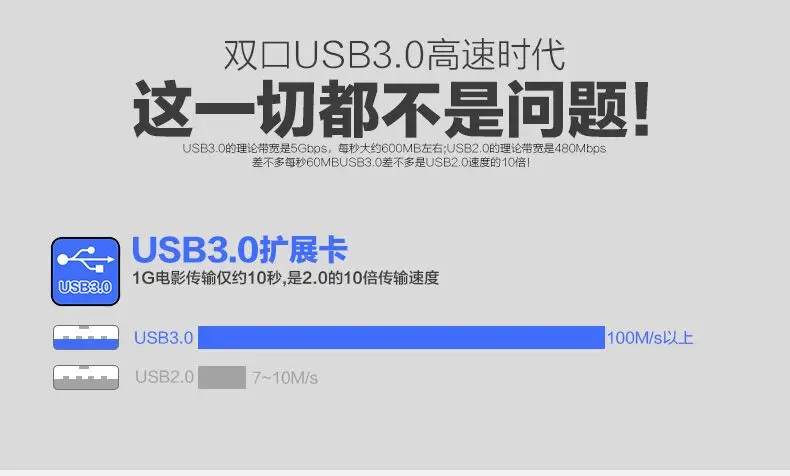 DIEWU VL805 PCI-e на 2 порта USB3.0 конвертер внутренняя USB плата расширения