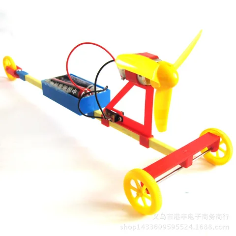 Обучающая игрушка для физической науки, гоночный автомобиль «сделай сам» F1, Воздушная энергия, ветровой автомобиль ручной работы, научные эксперименты, игрушки, лучшие подарки для детей