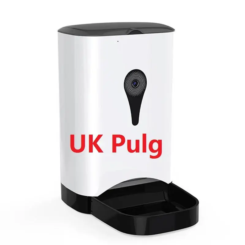 UK/AU/EU 4.5L кормушка для домашних животных, Wifi Пульт дистанционного управления, модная Умная автоматическая кормушка для домашних животных, для собак, кошек, перезаряжаемая без камеры - Цвет: 04
