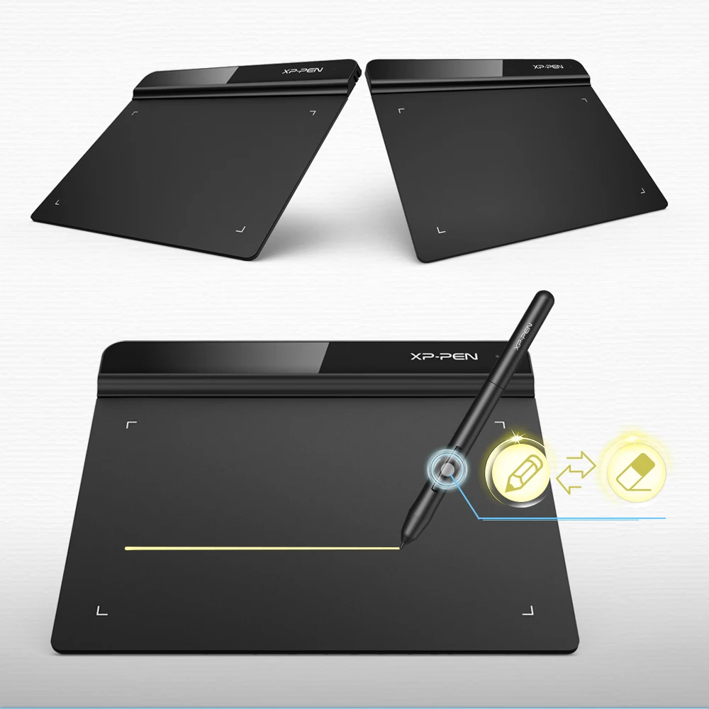 XP-ручка g640 6x4 дюйма графический Рисунок Планшеты больше тоньше, чем G540 для игры для раскрашивания 8192 уровни sensivitity