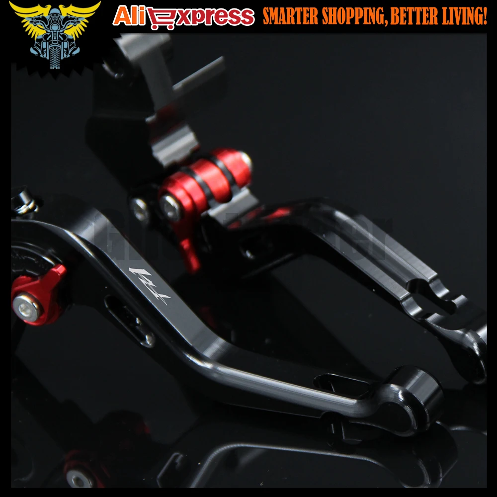 Для Yamaha FZ1 FAZER 2001 2002 2003 2004 2005 лазерный логотип (FZ1) черный CNC регулируемый 2 пальца