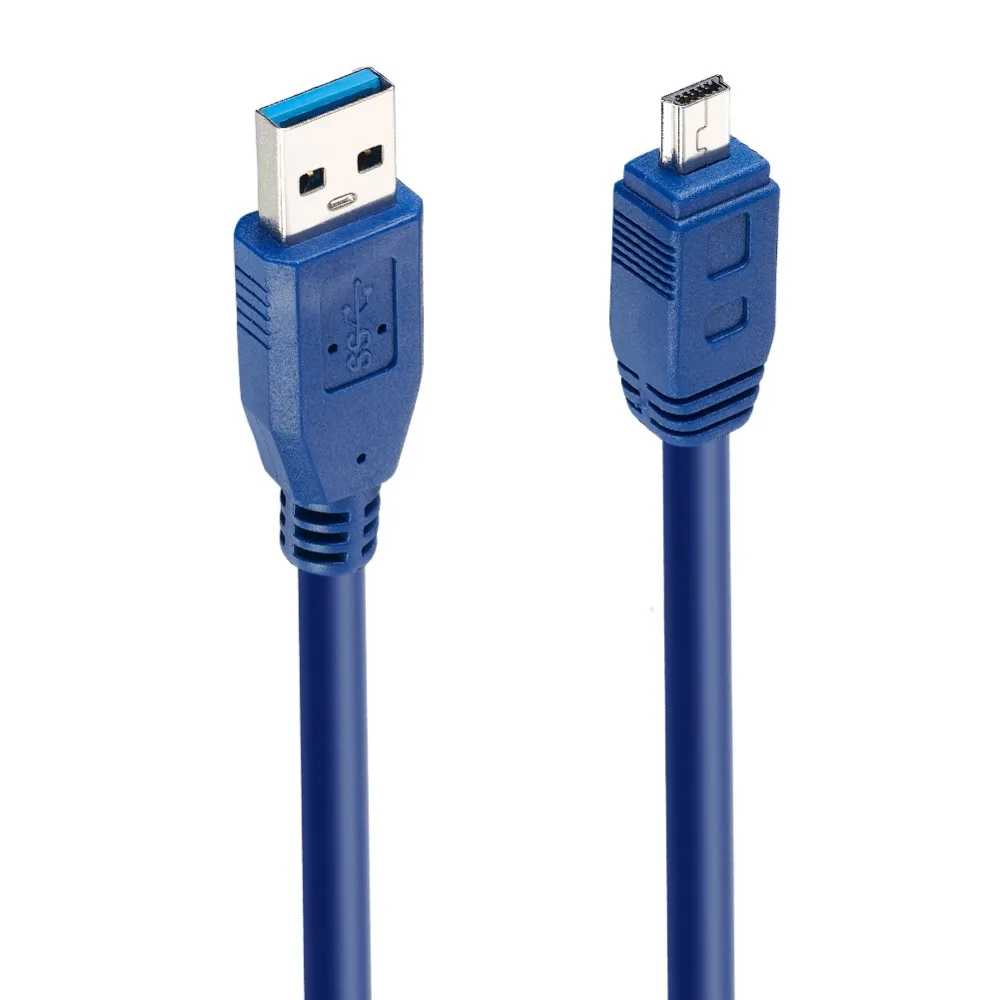 Кабель для передачи данных Bochara сверхскоростной кабель с разъемом USB 3 0 Type A Mini 10 Pin