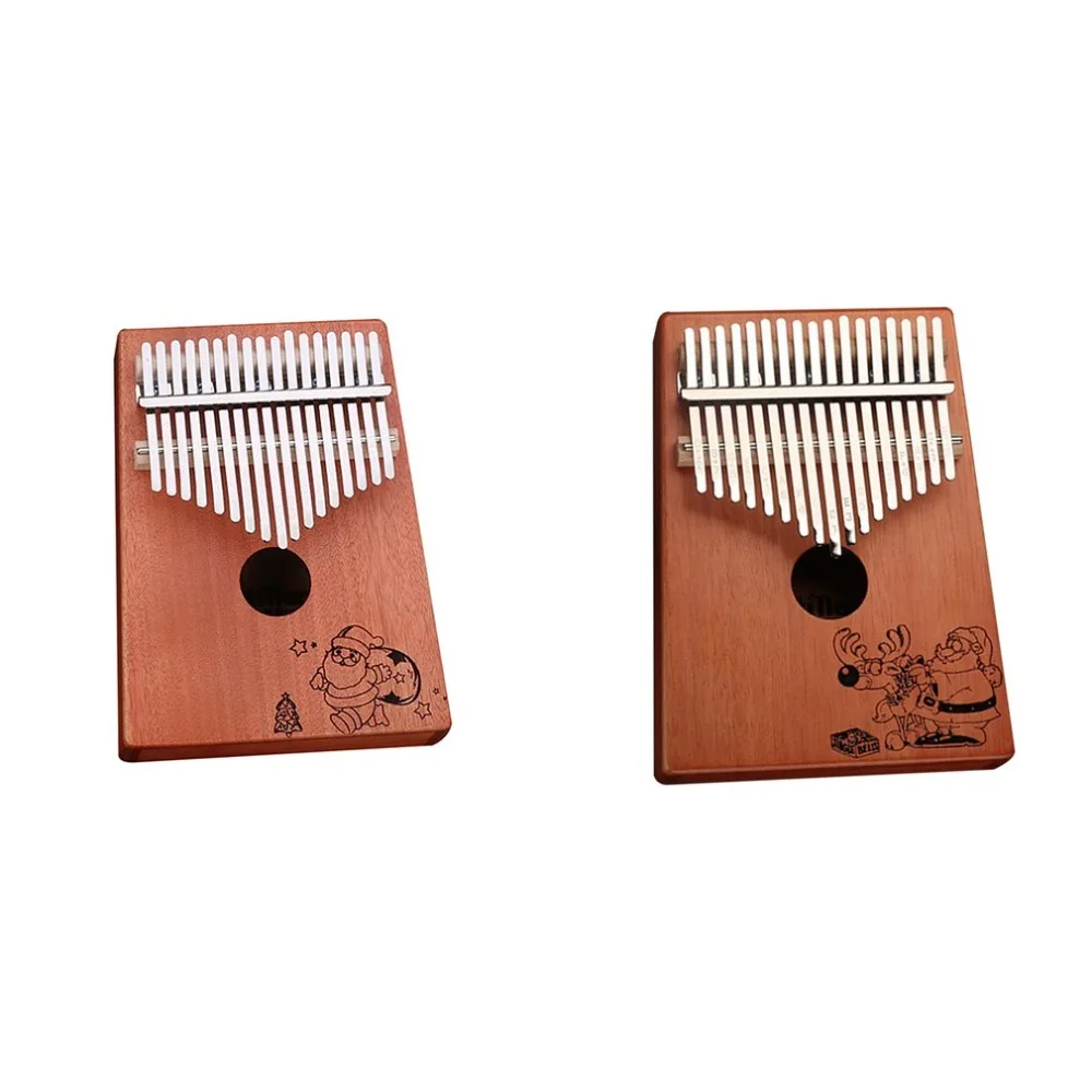 17 ключ электроакустическая калимба одноплатный из красного дерева пианино для