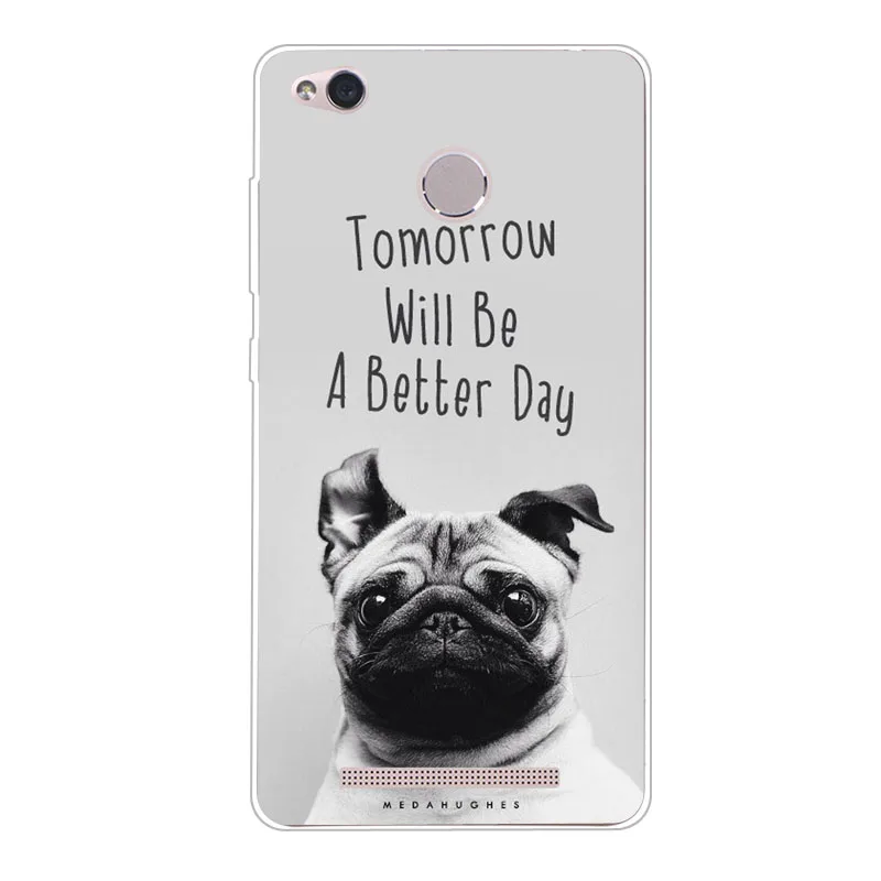 Xiaomi redmi 3x Case Silicon Painted animals Painting Soft TPU Back Cover for protect Phone cases shell |