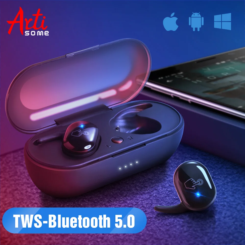 Bluetooth 5 0 TWS беспроводные наушники стерео спортивные игровая гарнитура PK i10