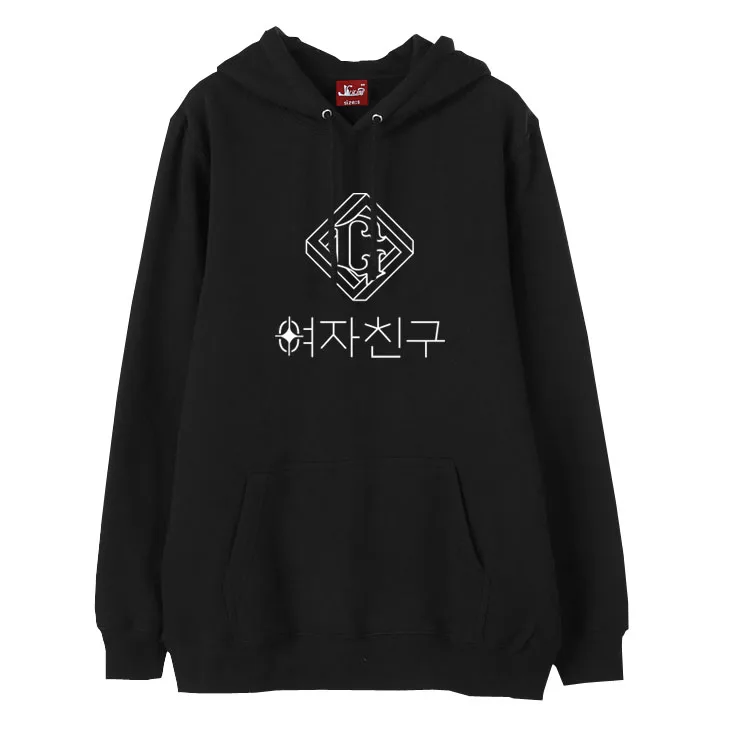 Флисовая Толстовка с логотипом альбома Kpop gfriend Параллельный/с принтом имени всех