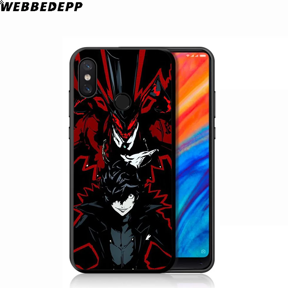 WEBBEDEPP Persona 5 P5 Game Soft Case for Xiaomi Mi 9T 9 8 SE 6 A1 A2 A3 Lite MiA1 MiA2 MiA3 F1 MAX 3 Mi8 CC9E CC9 |