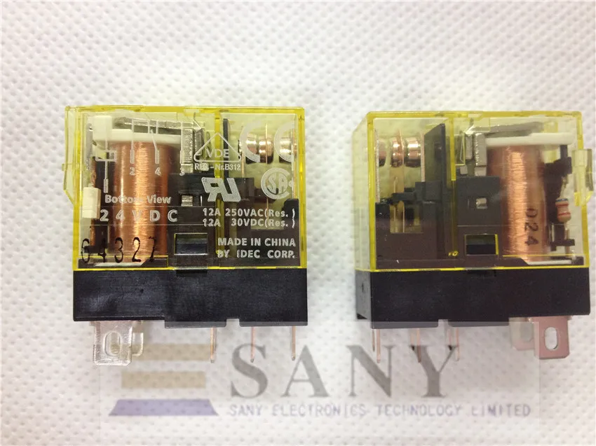 [SANY] 100% подлинный [SA] японский и пружинный реле idec тип индикатора 12A RJ1S CL DC12V DC24V AC24V