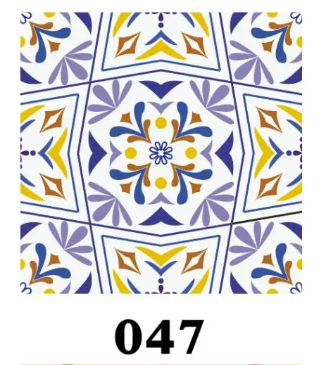 DP047 15 шт./компл. пол Плитки Диагональ стены Стикеры стол Шкаф Кухня украшения Искусство панно Ванная комната Стекло линия талии ПВХ обои - Цвет: DP047