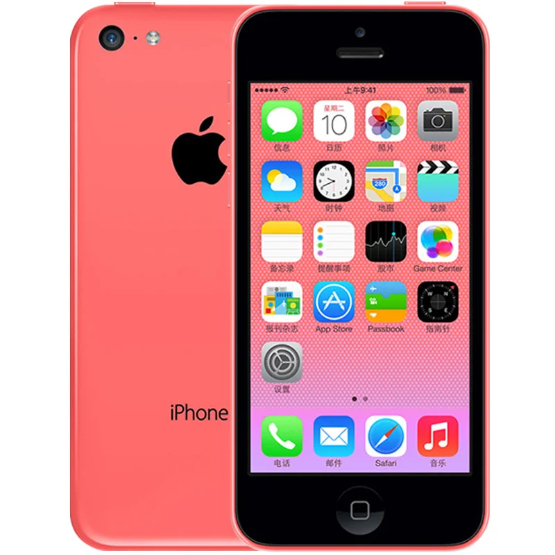 Apple iphone 5c 8 ГБ 16 ГБ 32 ГБ rom iOS двухъядерный 8 Мп wifi gps многоязычный 4G LTE мобильный телефон iphone 5c - Цвет: Rose