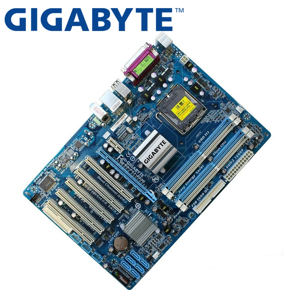 Материнская плата GIGABYTE материнская для настольного ПК P43 Socket LGA 775 Core 2 Pentium D DDR2 16G ATX