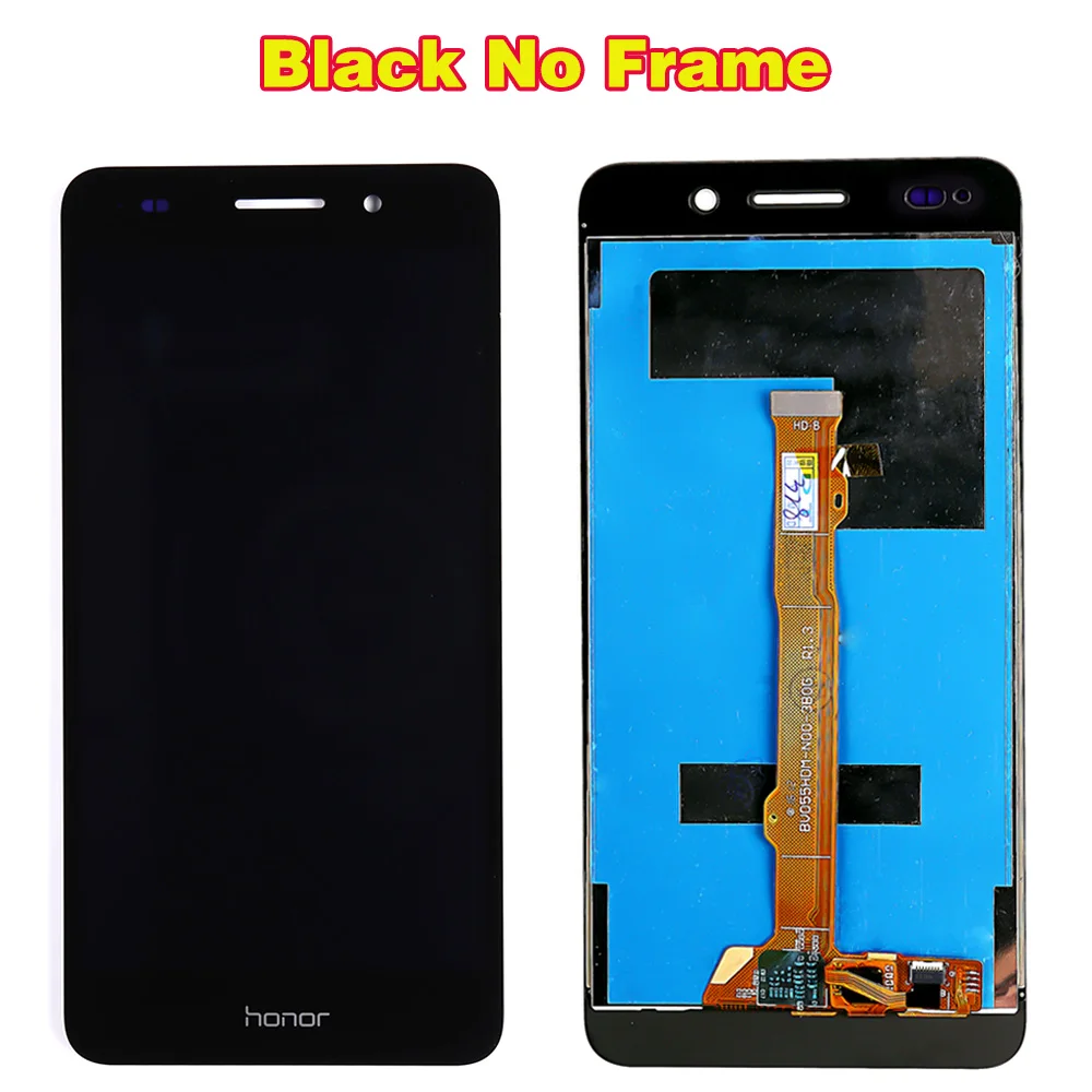 Black without Frame Huawei Y6II Y6 II 5,5 дюймов ЖК-дисплей Дисплей CAM-L23 CAM-L03 CAM-L21 CAM-AL00 кодирующий преобразователь сенсорного экрана в сборе рамка с бесплатными инструментами - Цвет: Black without Frame