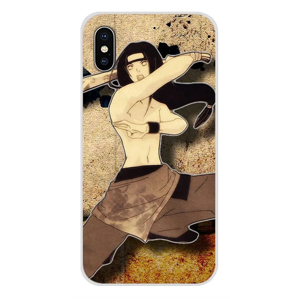 Мультяшный Наруто нежи Хюга для Apple iPhone X XR XS MAX 4 4S 5 5S 5C SE 6 S 7 8 Plus ipod touch мягкий