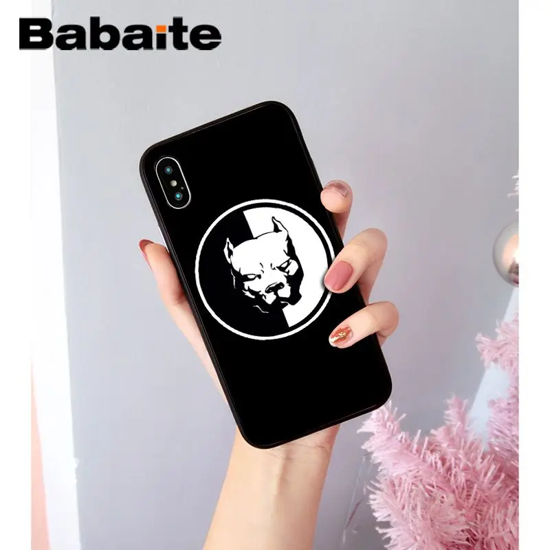Babaite прекрасный питомец питбуль Новинка чехол для телефона Fundas чехол для iPhone X XS MAX 6 6S 7 7plus 8 8Plus 5 5S XR чехол