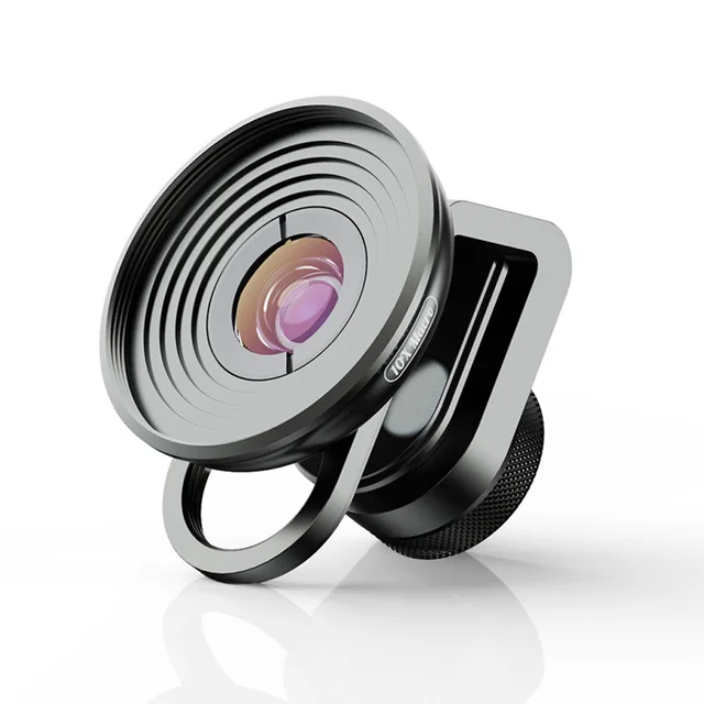 10X Macro Lens APEXEL набор телефонных объективов для камеры HD 5 в 1 Широкий макро 4 K телескоп объектив рыбий глаз для iPhone xs max samsung s9 всех смартфонов - Цвет: 10X Macro Lens