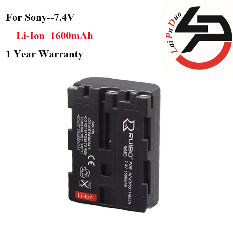 

New 7.4V 1600mah Camera Battery for Sony NP-FM55H FM55H DSLR-A100 DSLR-A100/B DSLR-A100H DSLR-A100K DSLR-A100K/B DSLR-A100W