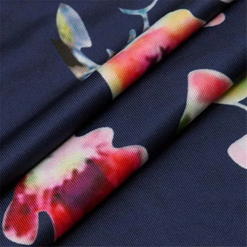2018 Women Chiffon Print Blouse Spring Ruffled Sleeve Floral Shirt For Female V-Neck Blusas Elegant Tops Ladies |