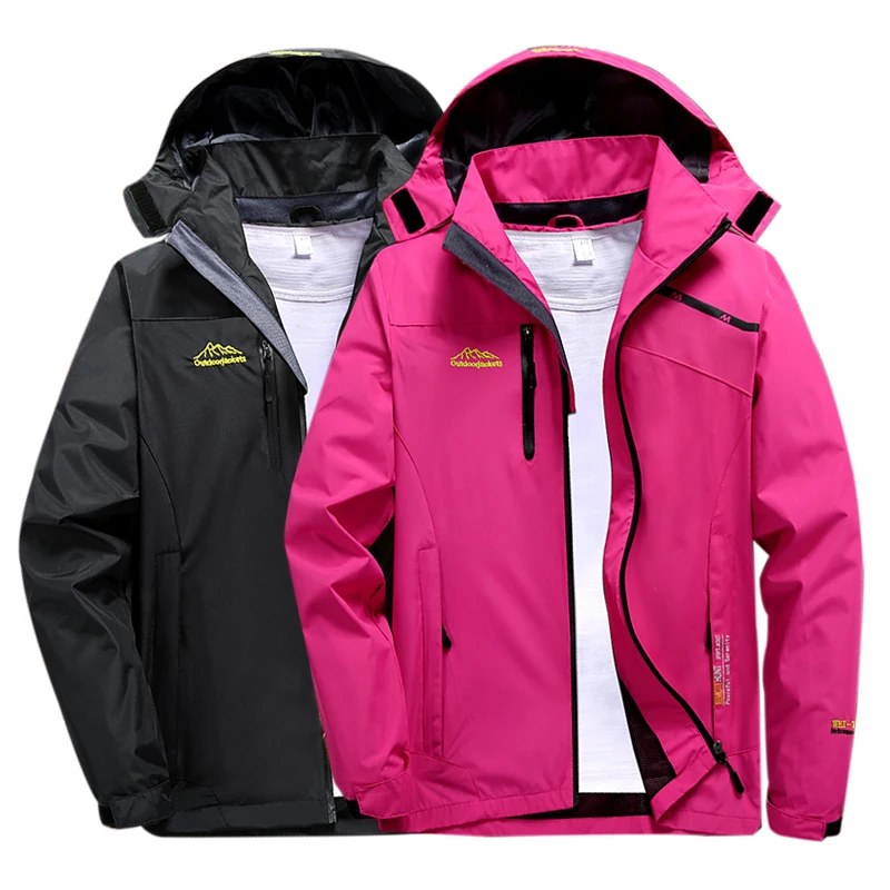 Женская и мужская походная куртка ветровка пальто спортивная одежда с капюшоном