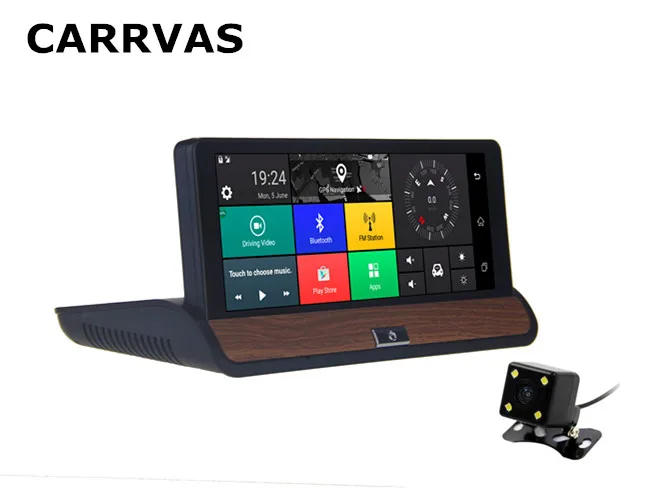 CARRVAS 3g 7 дюймов Автомобильный gps навигатор Bluetooth Android 5,0 навигатор для грузовиков с DVR FHD 1080 Автомобильный gps sat nav бесплатные карты